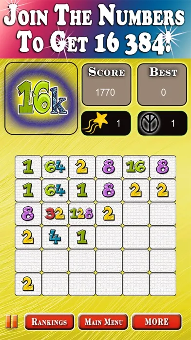 16384 - The Father of 2048, Free Puzzle Game應用截圖
