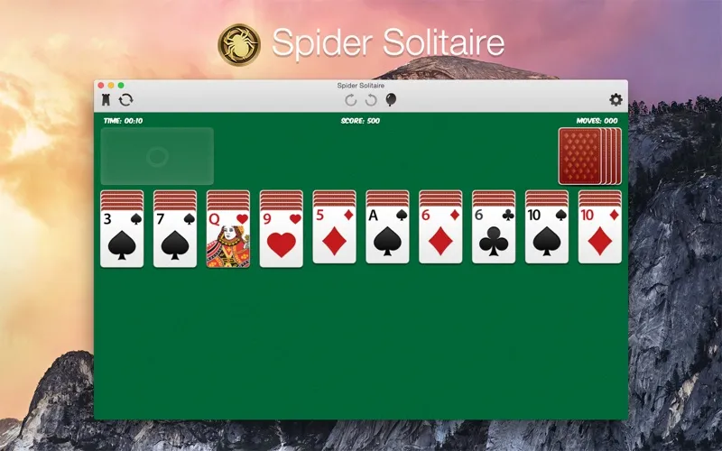 Capturas de pantalla de Spider Solitaire