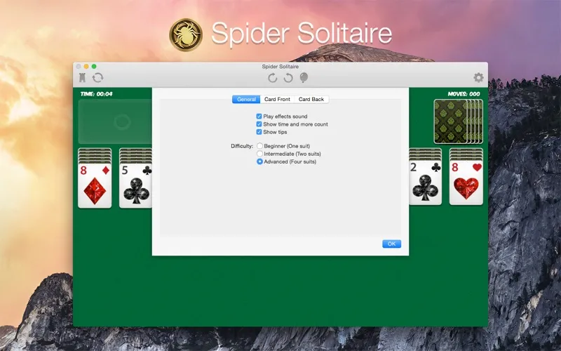 Capturas de pantalla de Spider Solitaire