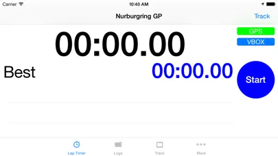 iLapTimer - Motorsport GPS Lap timer & Data Logger سکرین شاٹس