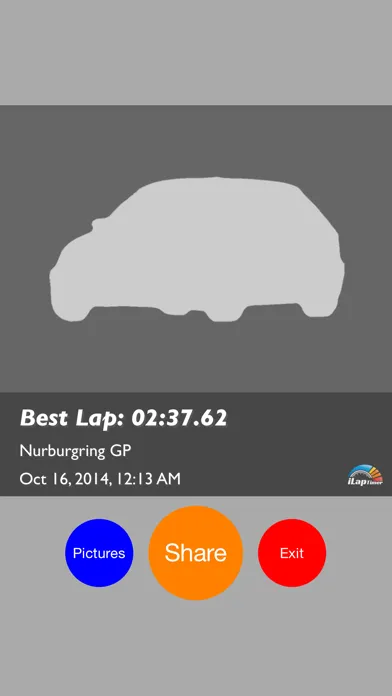 iLapTimer - Motorsport GPS Lap timer & Data Logger سکرین شاٹس