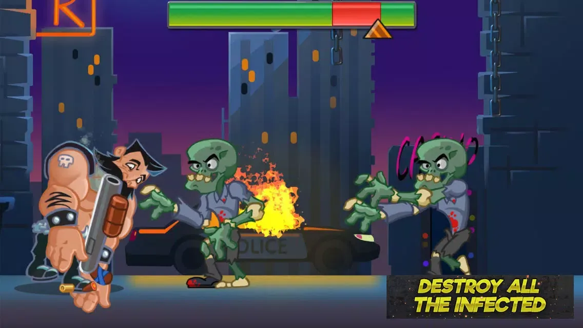Captures d'écran de Zombie Street Shooting Challen
