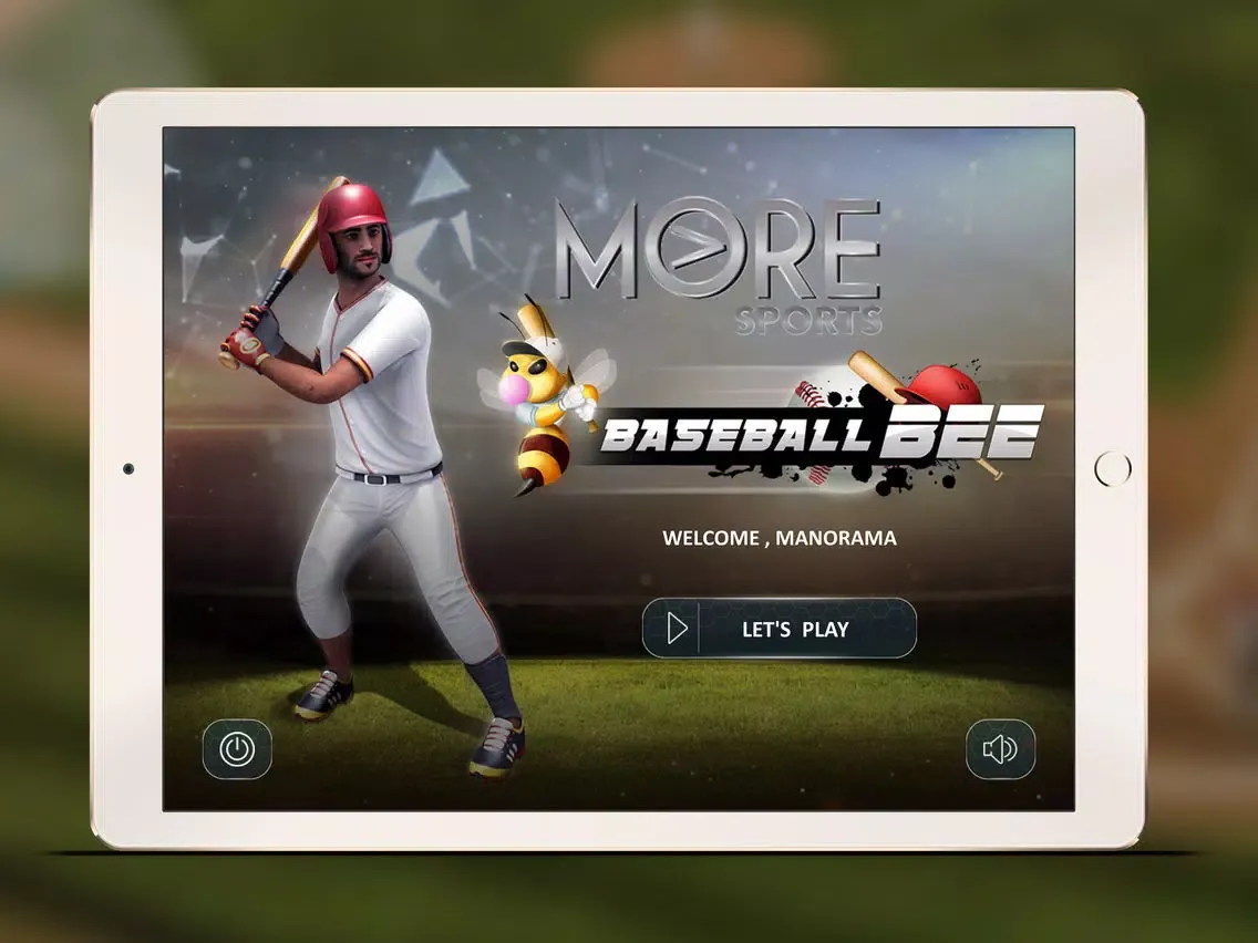 Tangkapan skrin Baseball Bee the Buzz Series iPad 
