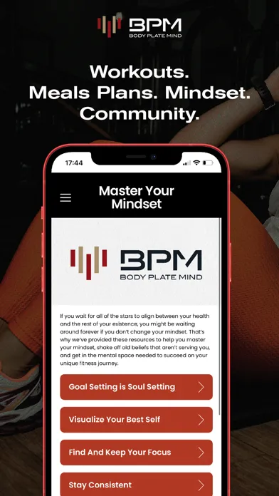 Body Plate Mind 스크린샷