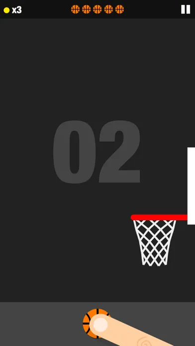 Capturas de tela do Flick Dunk