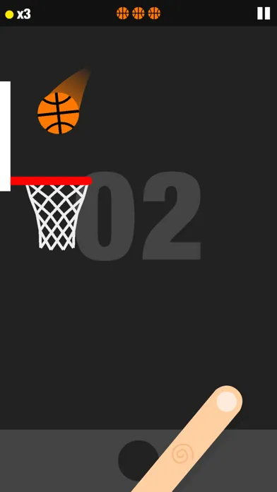 Capturas de tela do Flick Dunk