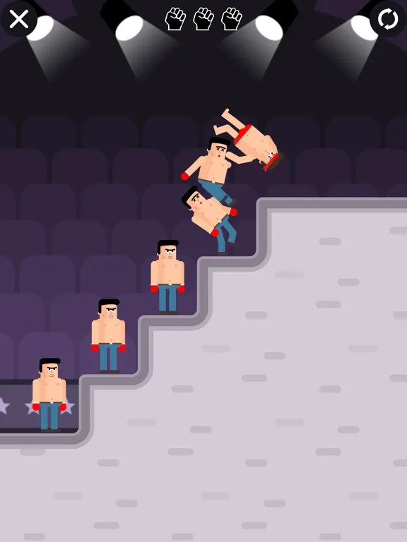 Mr Fight - Wrestling Puzzles iPad  스크린샷