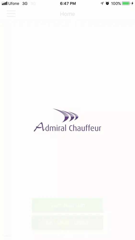 Tangkapan layar Admiral Chauffeur - Driver