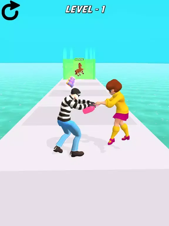 Girl Run 3D - Catch the Thief iPad Screenshots