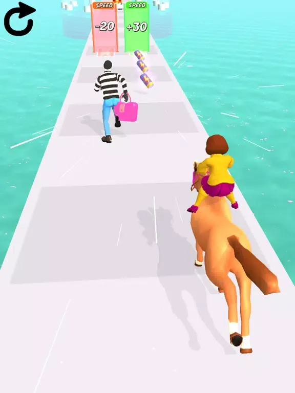 Girl Run 3D - Catch the Thief iPad Screenshots