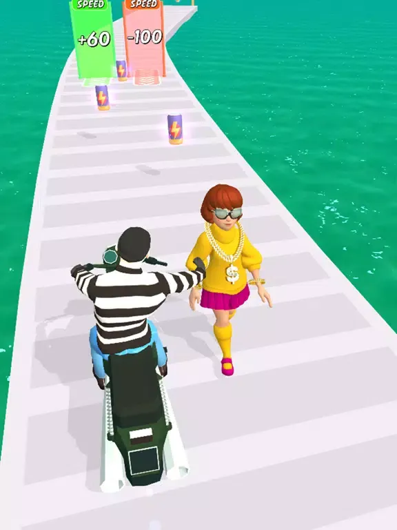 Girl Run 3D - Catch the Thief iPad Screenshots