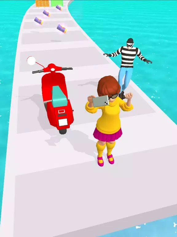 Girl Run 3D - Catch the Thief iPad Screenshots