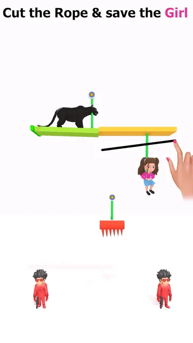 Rope Cut Puzzle سکرین شاٹس