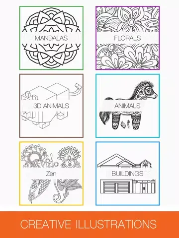 Screenshot di Colorme: Coloring Book for Adults iPad 