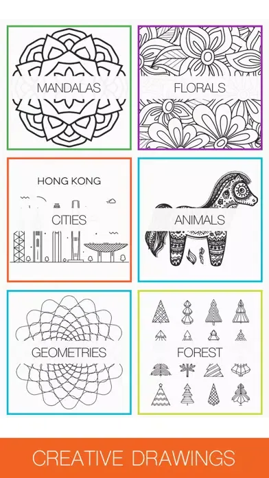Screenshot di Colorme: Coloring Book for Adults
