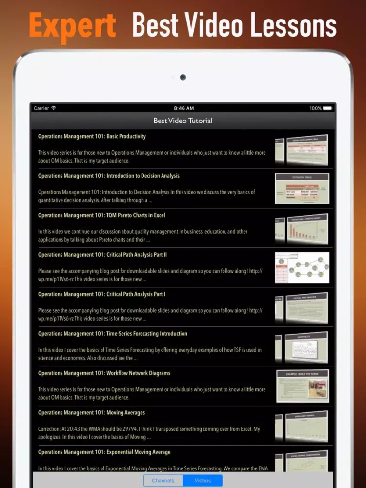 تصاویر Operations Management for Beginners iPad 
