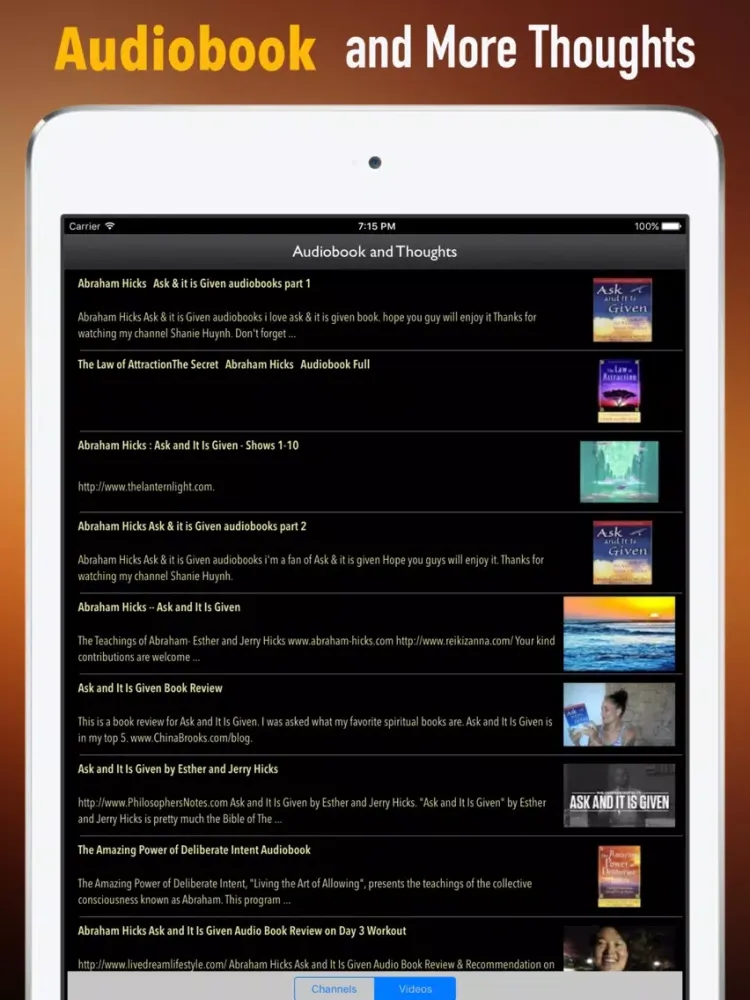 Practical Guide For Ask and It Is Given iPad  স্ক্রিনশট