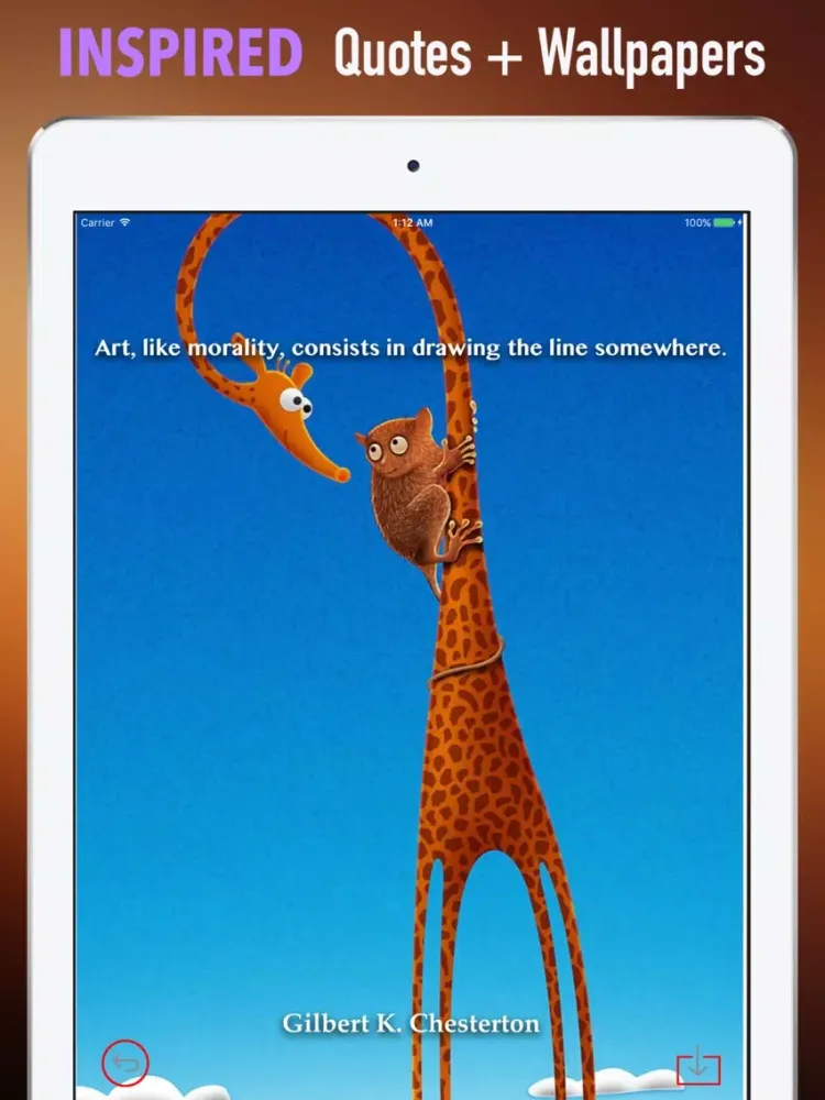 تصاویر Cool Designs Wallpapers HD: Quotes with Pictures iPad 