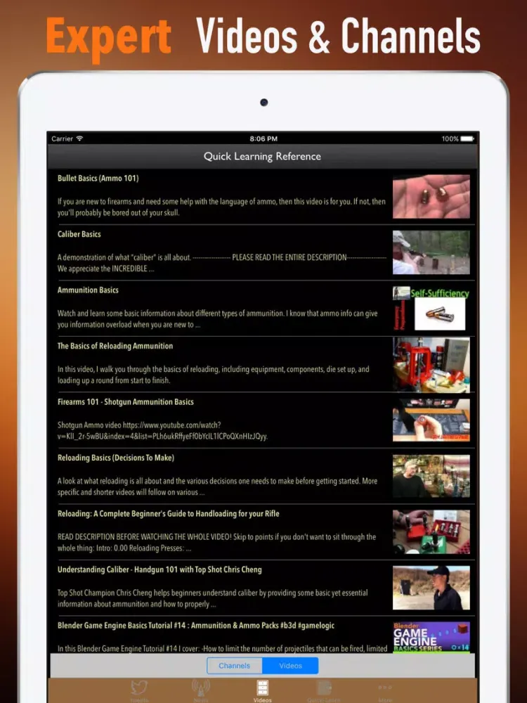 تصاویر Ammo 101- Beginner Guide on Ammunition With News iPad 