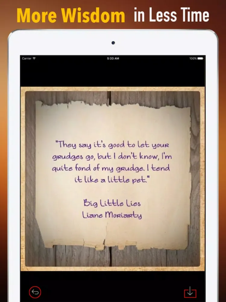 Quick Wisdom from Big Little Lies-Practical Guide iPad  স্ক্রিনশট