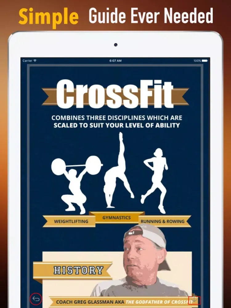 CrossFit Fitness for Beginners-Guide and Methods iPad  スクリーンショット