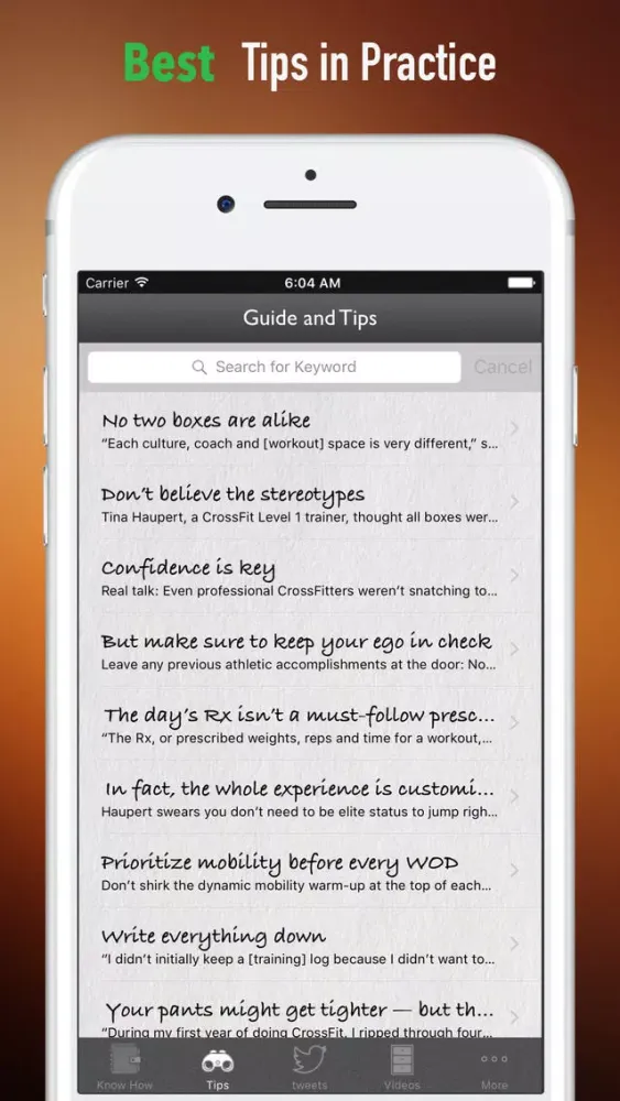 CrossFit Fitness for Beginners-Guide and Methods スクリーンショット