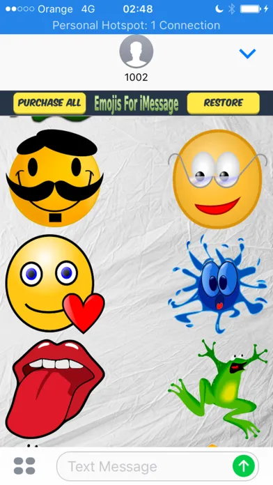 Capturas de pantalla de Emojis For iMessage