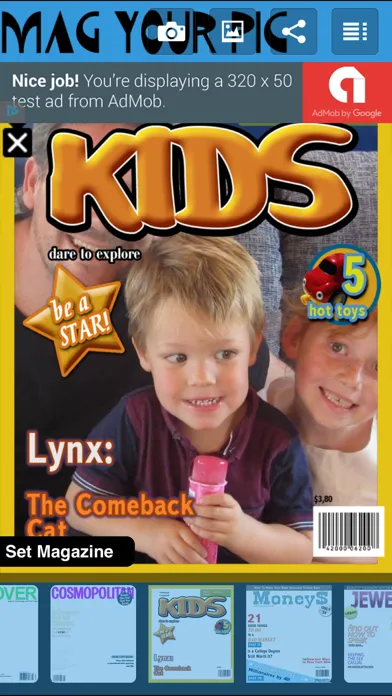 Mag Your Pic - Fake Magazine Cover Maker Screenshots
