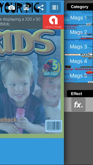 Mag Your Pic - Fake Magazine Cover Maker Screenshots
