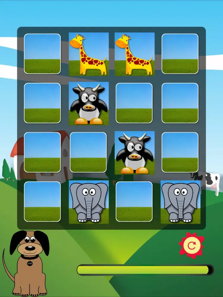 Animal Pairs - Match Animals iPad Screenshots