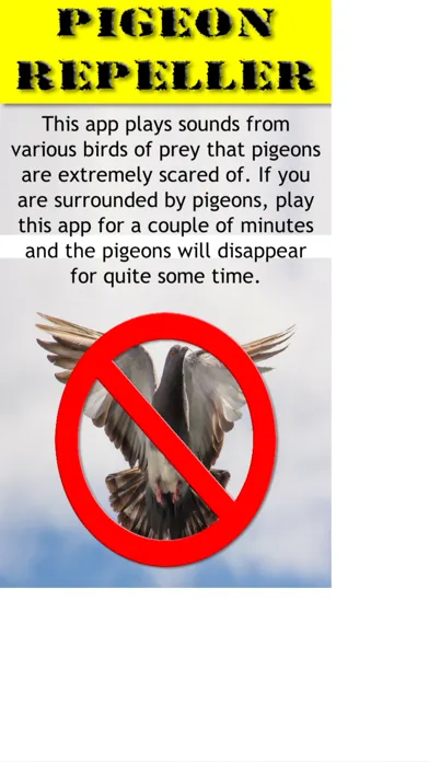 Zrzuty ekranu Pigeon Repeller