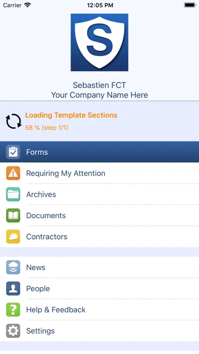 Captures d'écran de mySafetyApp