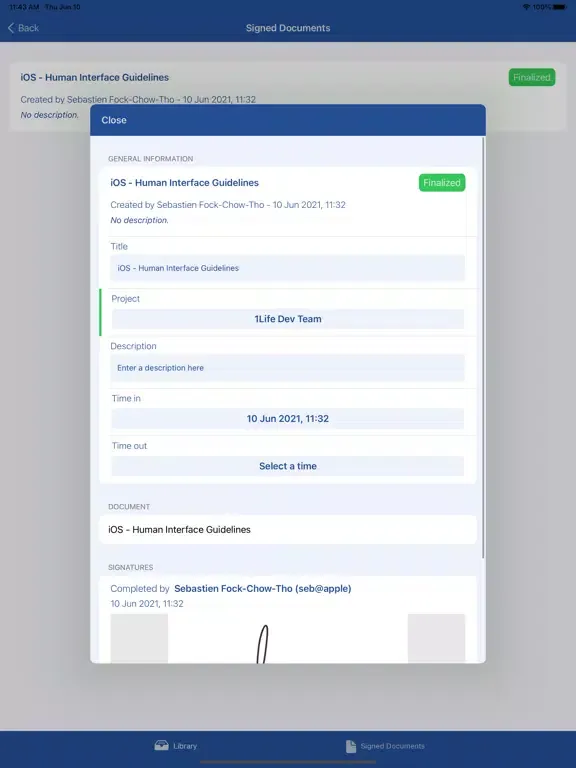 Capturas de tela do 1Life - Contractors iPad 