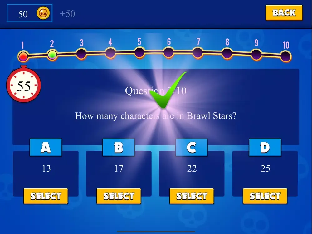 Open Box Of Brawl Stars Trivia iPad  سکرین شاٹس