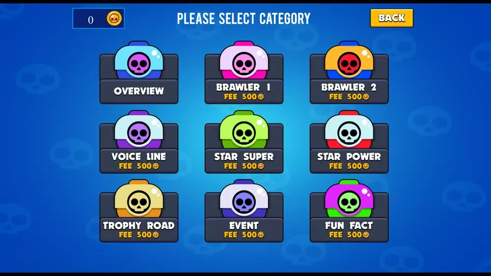 Open Box Of Brawl Stars Trivia سکرین شاٹس
