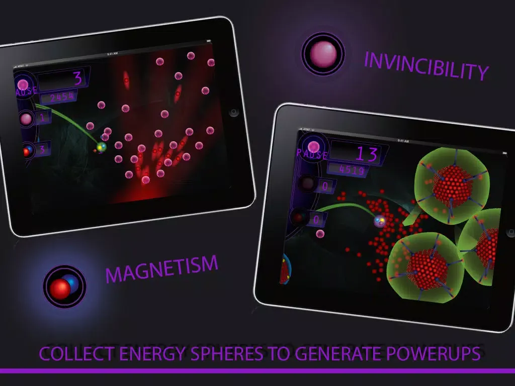 Magnetic Jump Ball iPad  Screenshots