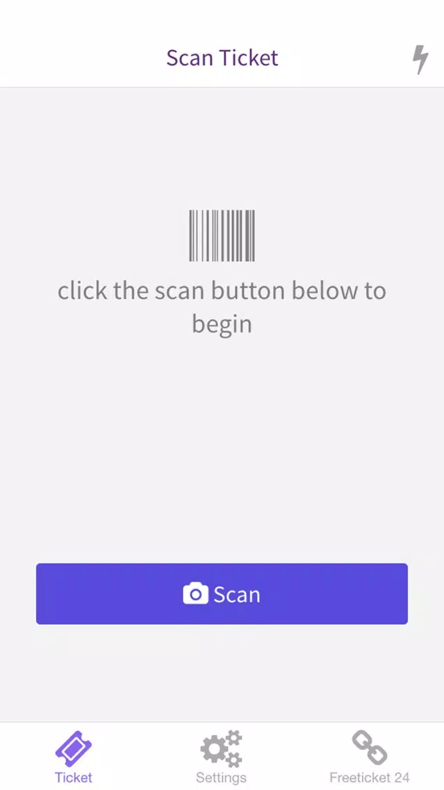 Tangkapan layar iScanTicket V2