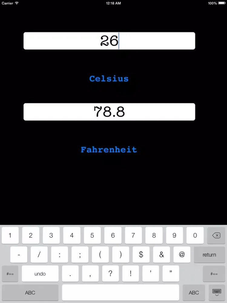 Easy Converter Free - universal unit convert ( length, area, volume, speed, weight, temperature ) iPad  স্ক্রিনশট