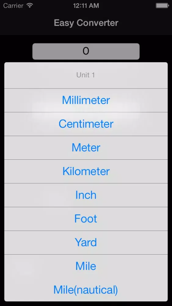 Easy Converter Free - universal unit convert ( length, area, volume, speed, weight, temperature ) স্ক্রিনশট