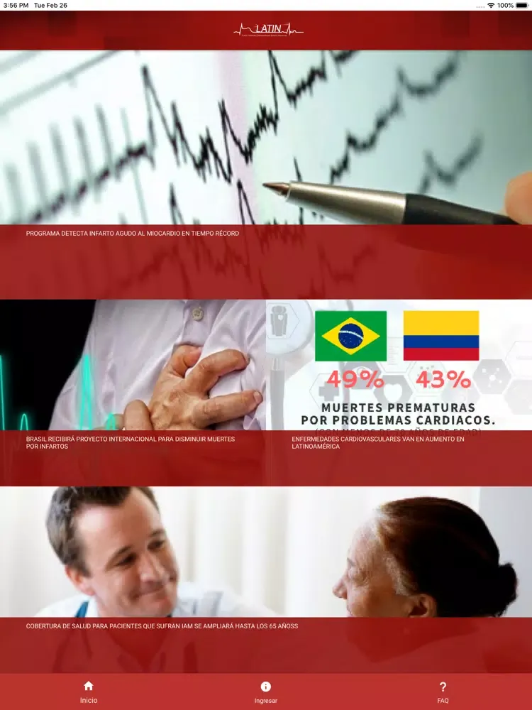Programa LATIN app iPad  スクリーンショット