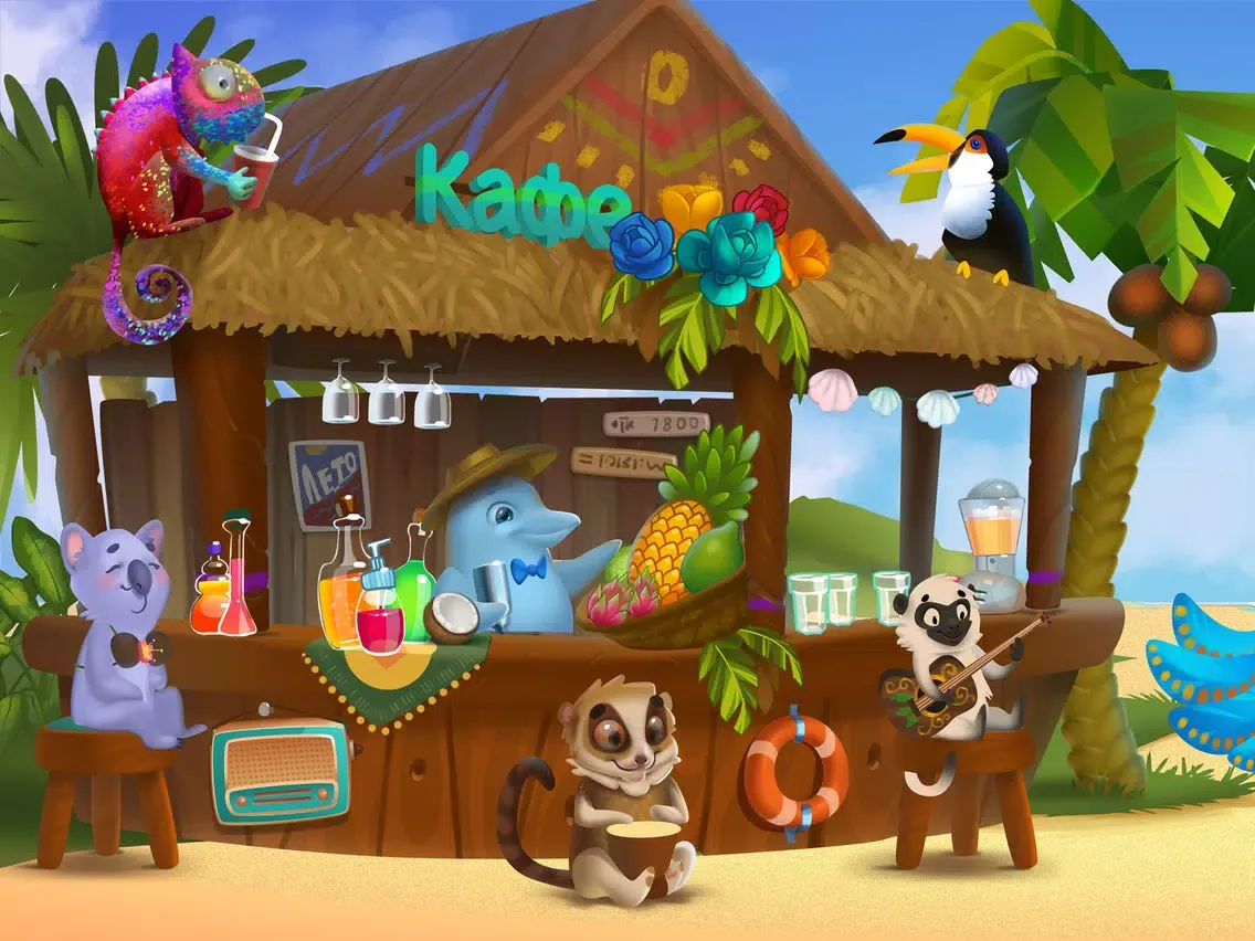 Screenshot di Music beach - Animal band iPad 