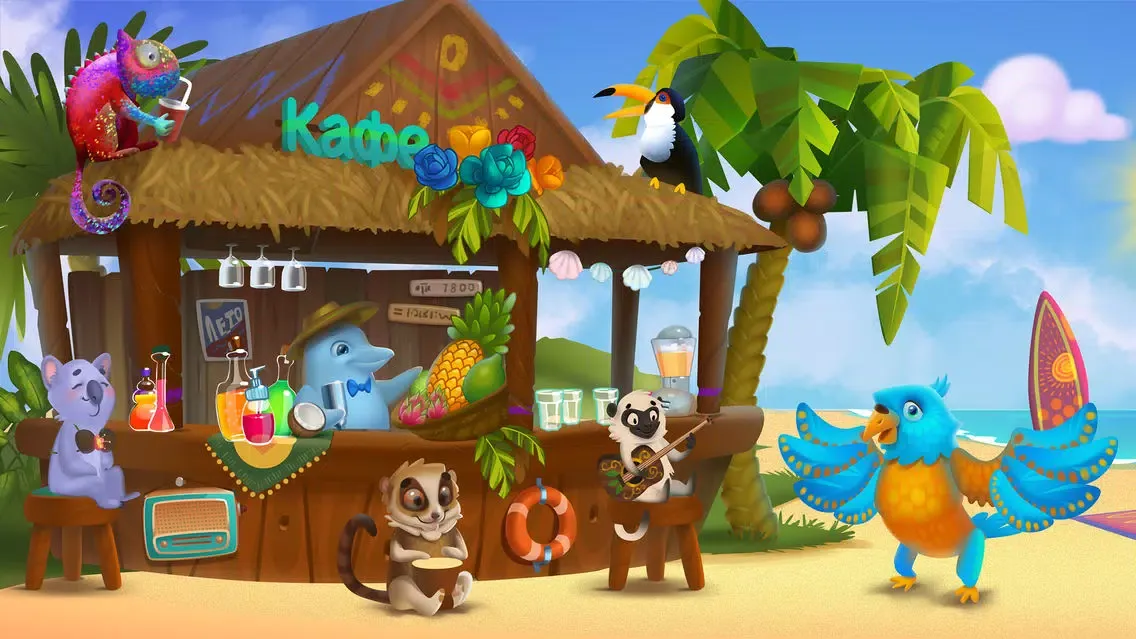 Screenshot di Music beach - Animal band