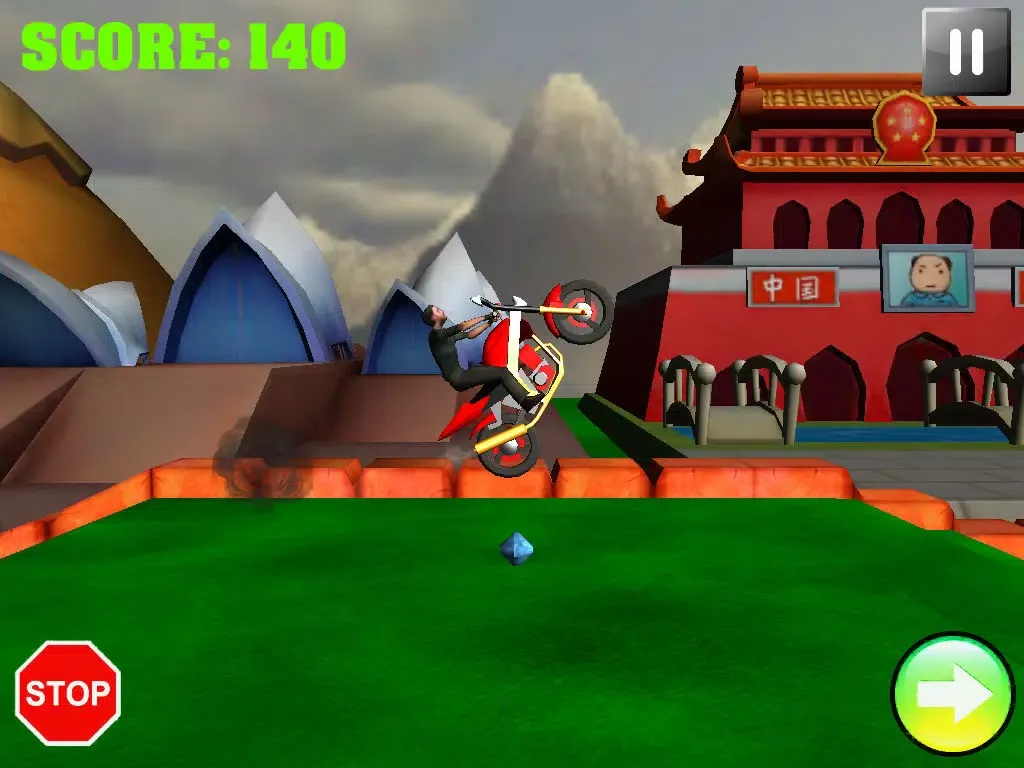 Bike Rider - Extreme Stunt Man Free iPad  Screenshots