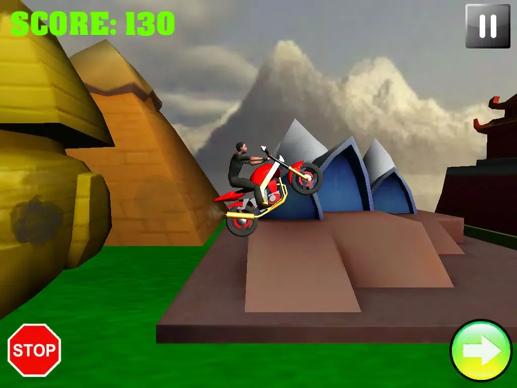 Bike Rider - Extreme Stunt Man Free iPad  Screenshots