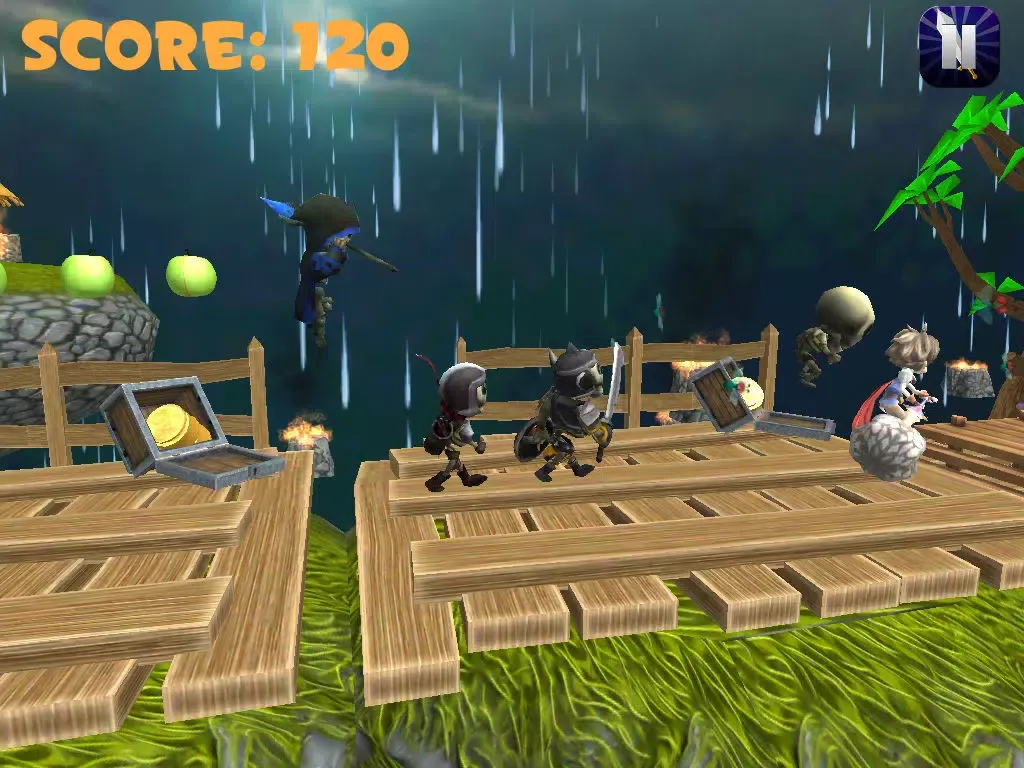 Escape The Dead 3D Run Free iPad  স্ক্রিনশট