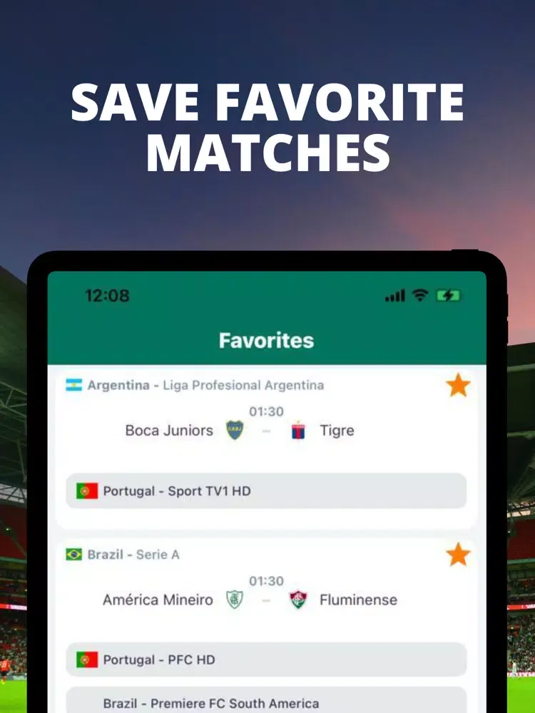1X Live Football TV Fixtures iPad  Ekran Görüntüleri
