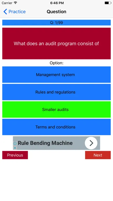 Captures d'écran de CISA Preparation Guide