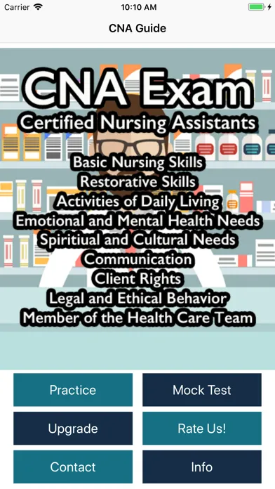 CNA Nursing Assistant Exam 18 Screenshots