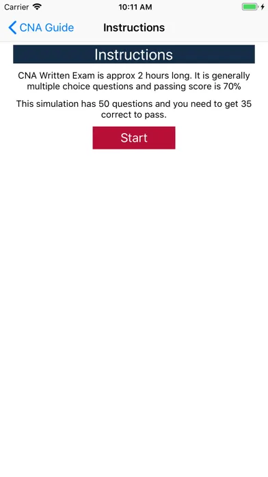 CNA Nursing Assistant Exam 18 Screenshots