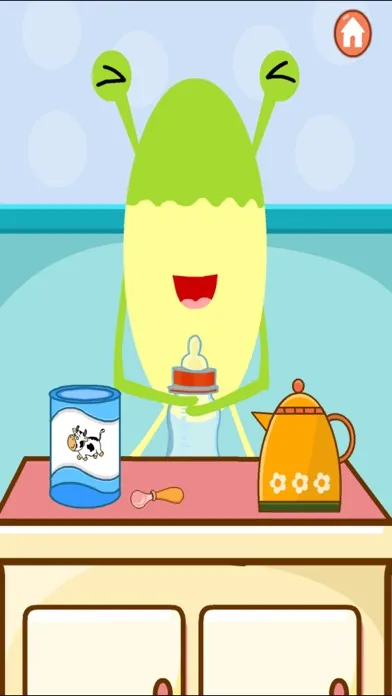 Capturas de tela do Mr. J likes to brush his teeth